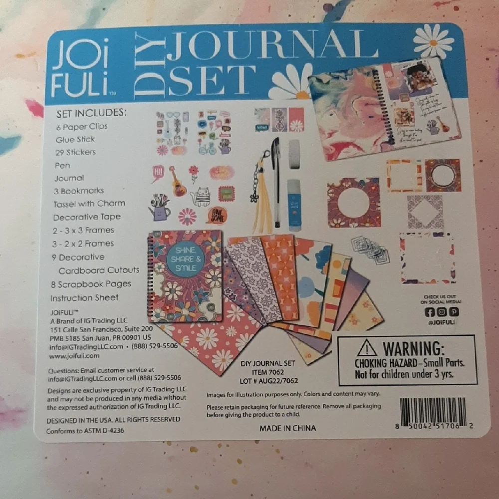 DIY Journal Set - Blue and Pink